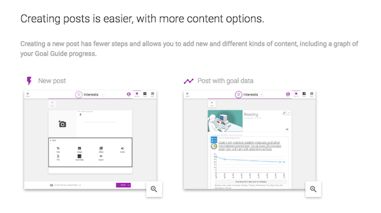 Create posts easier with more options